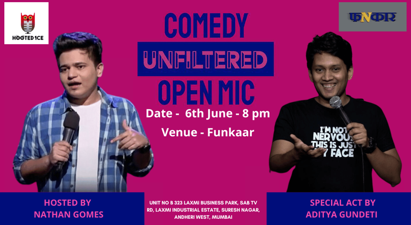 Comedy Unfiltered Open Mic ft. Aditya Gundeti