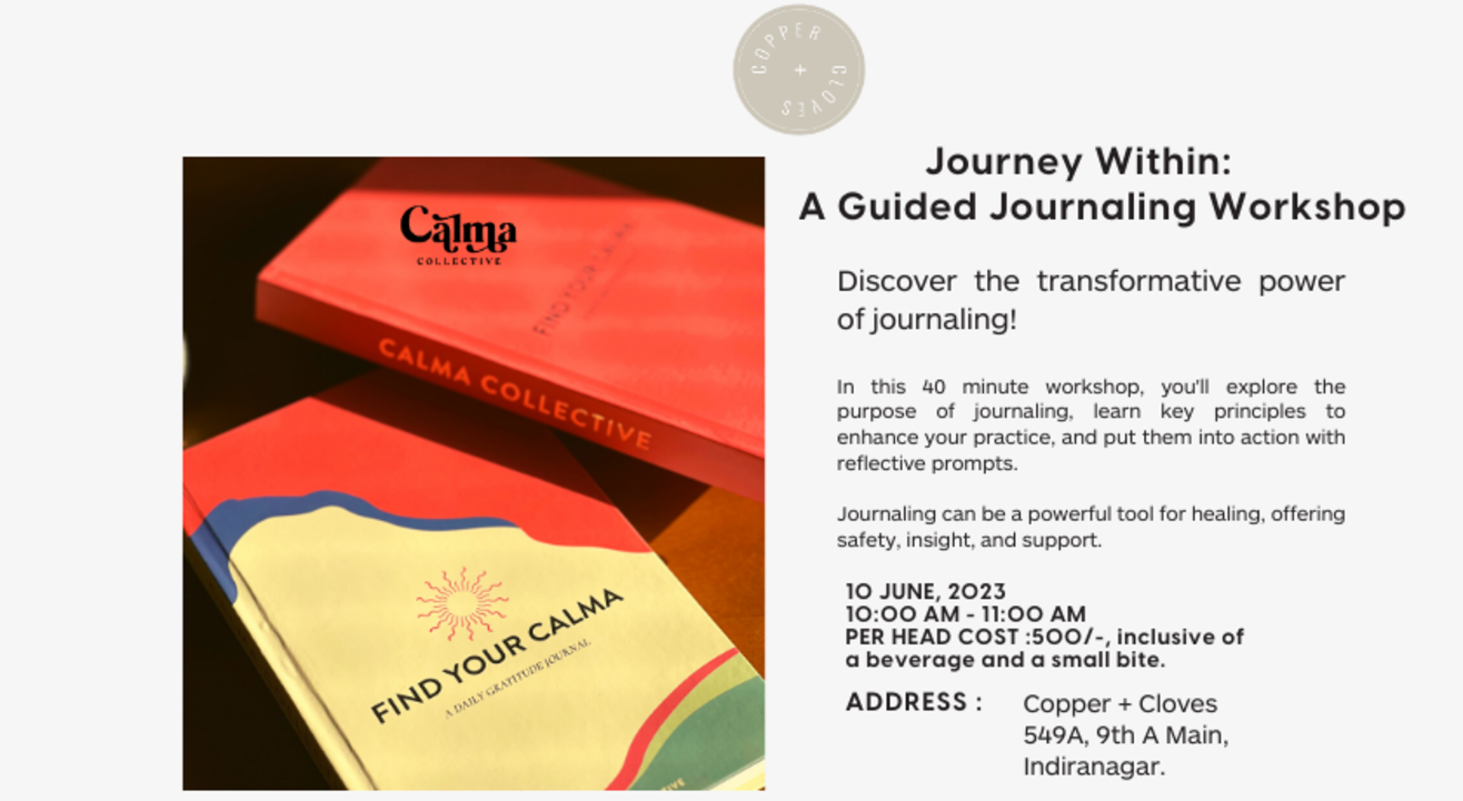 Journey Within:  A Guided Journaling Workshop