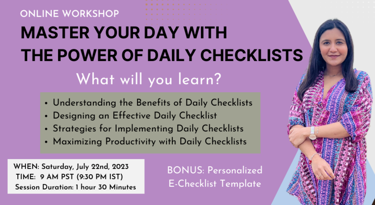 Master your Day with the Power of Daily Checklists