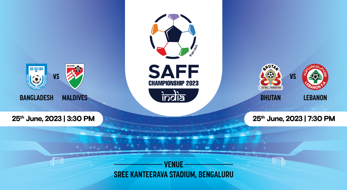 SAFF Championship- Day 4: BAN v MLD and BHU v LBN