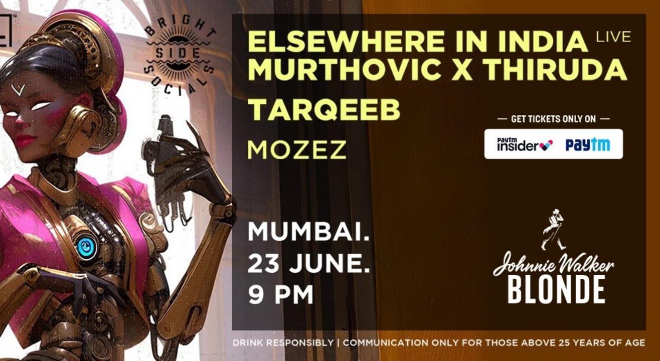 Elsewhere in India presents Murthovic + Thiruda ( LIVE ) at antiSOCIAL MUM | World Music Week 2023