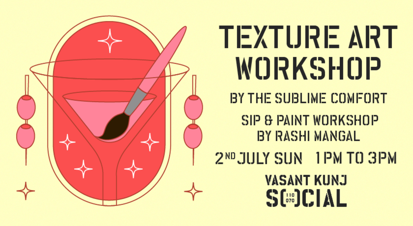 Texture Art Workshop by The Sublime Comfort 