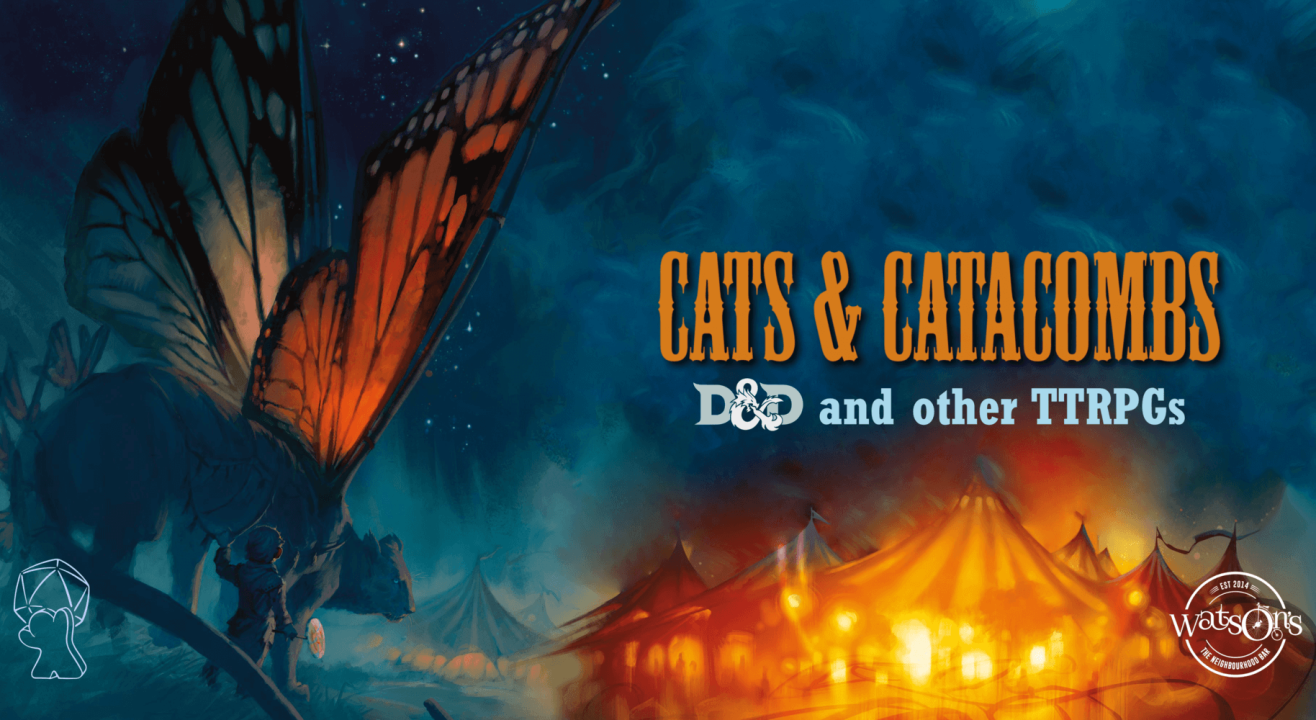 Cats & Catacombs - A Dungeons & Dragons adventure with ReRoll Board Games