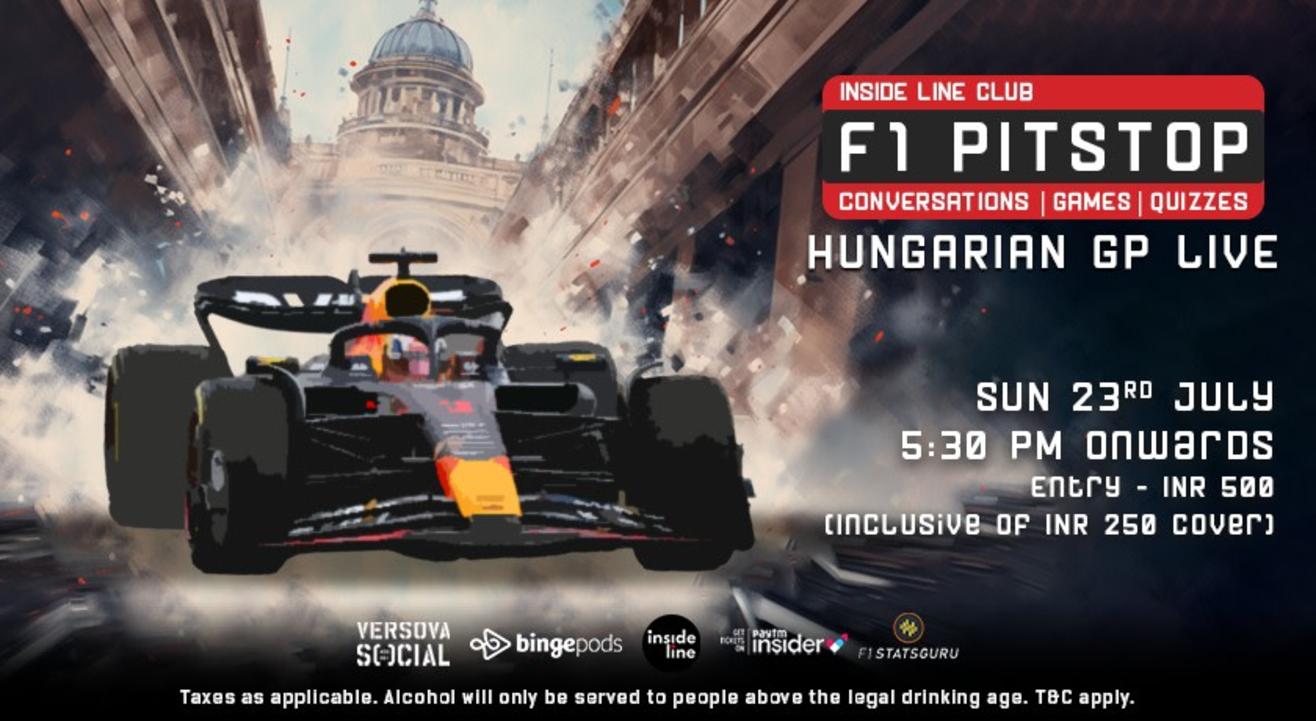 F1 Live Race Screening for Hungarian GP - Inside Line Club