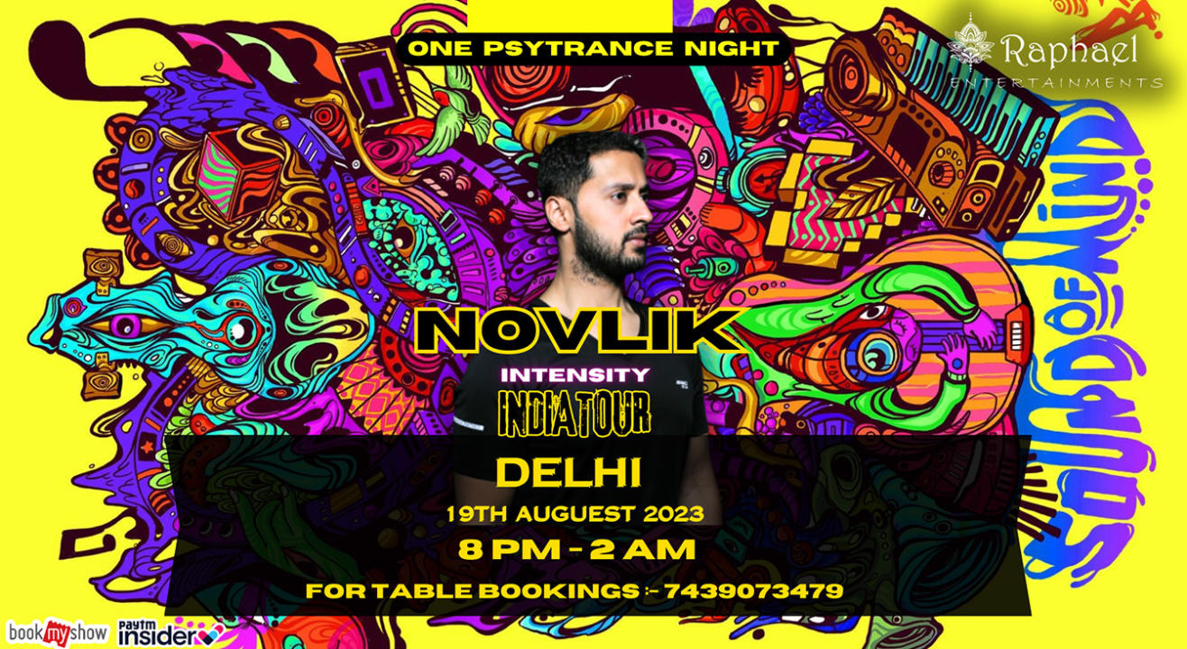 NOVLIK INTENSITY INDIA TOUR | DELHI | INSOMNIAC EDM 2023