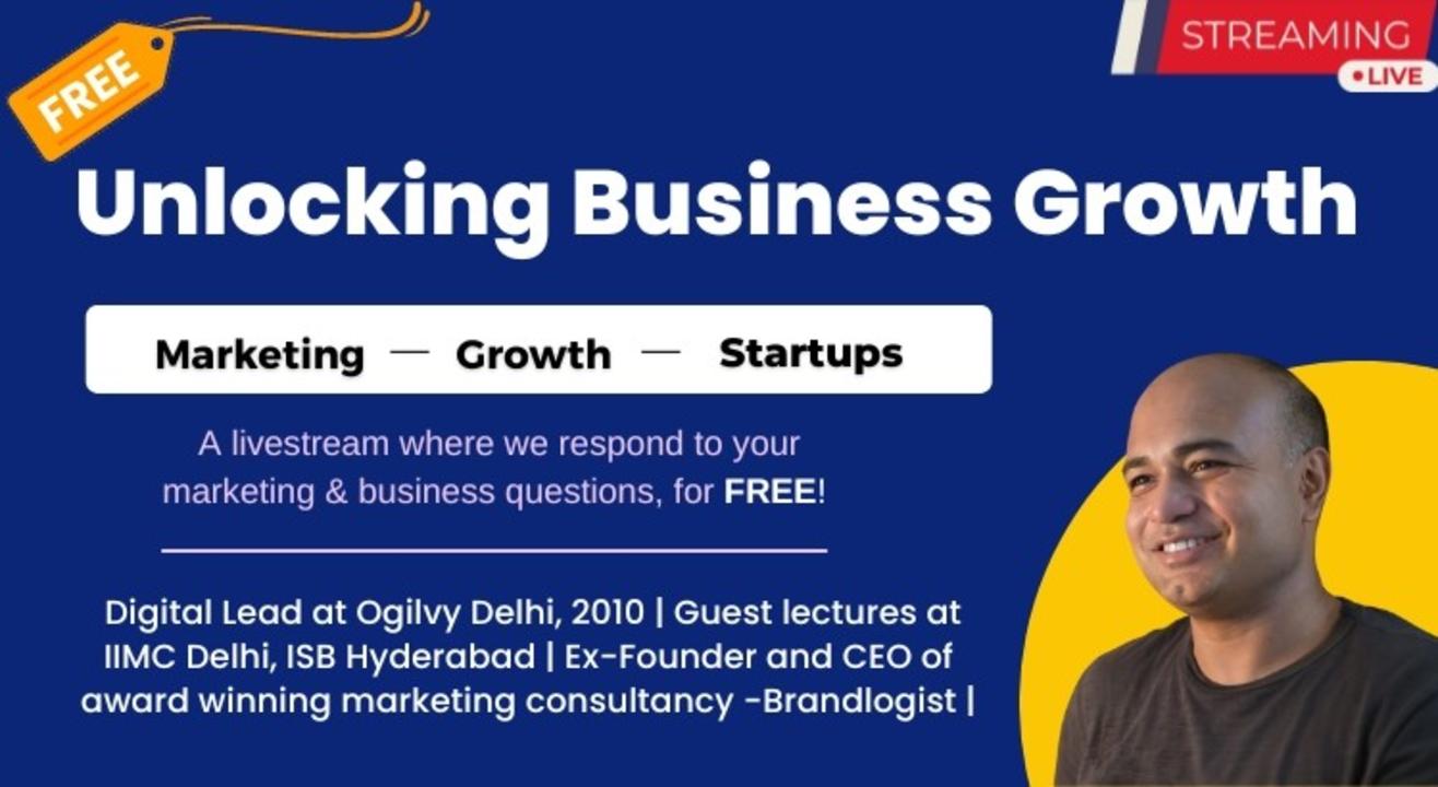 Unlocking Business Growth🧠: Free Marketing Consultation from CEO Brandlogist & Founder of Cupidly (No UPSELLS🚫💲)