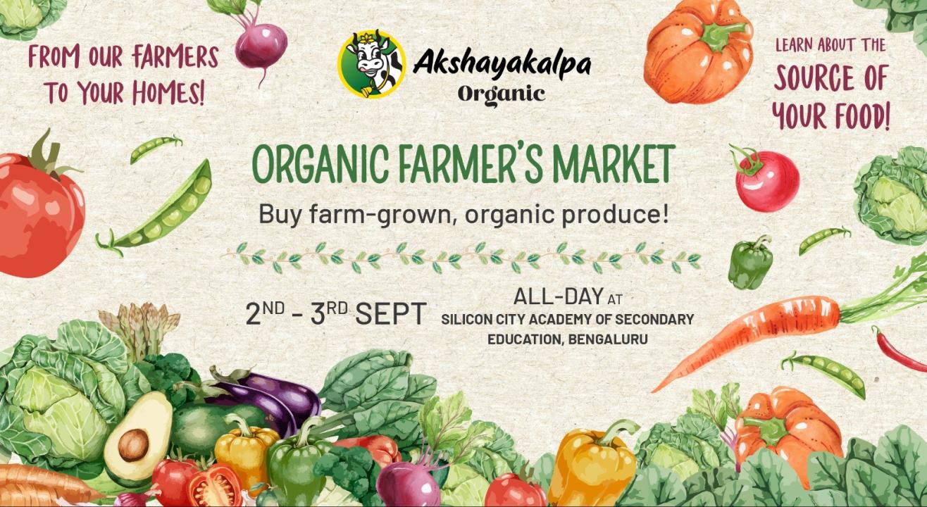 Visit Akshayakalpa Organic’s first ever ‘Organic Farmer’s Market’!