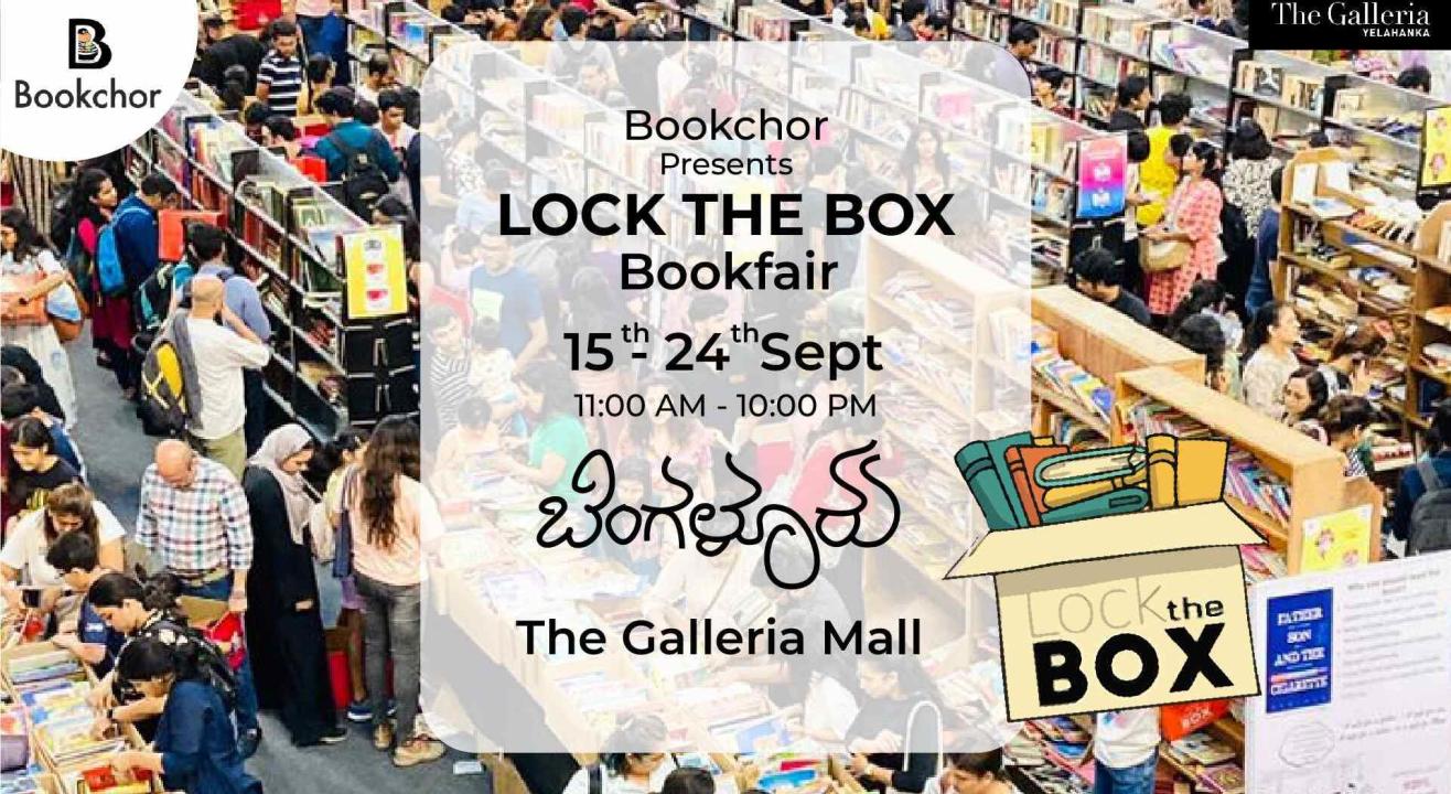 Lock the Box : Bookchor's Book Sale (15th-24th Sep, Galleria Mall, Bengaluru)