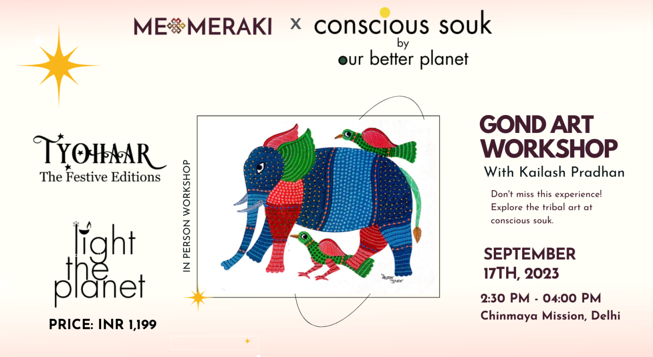 Gond Art Workshop at Conscious Souk