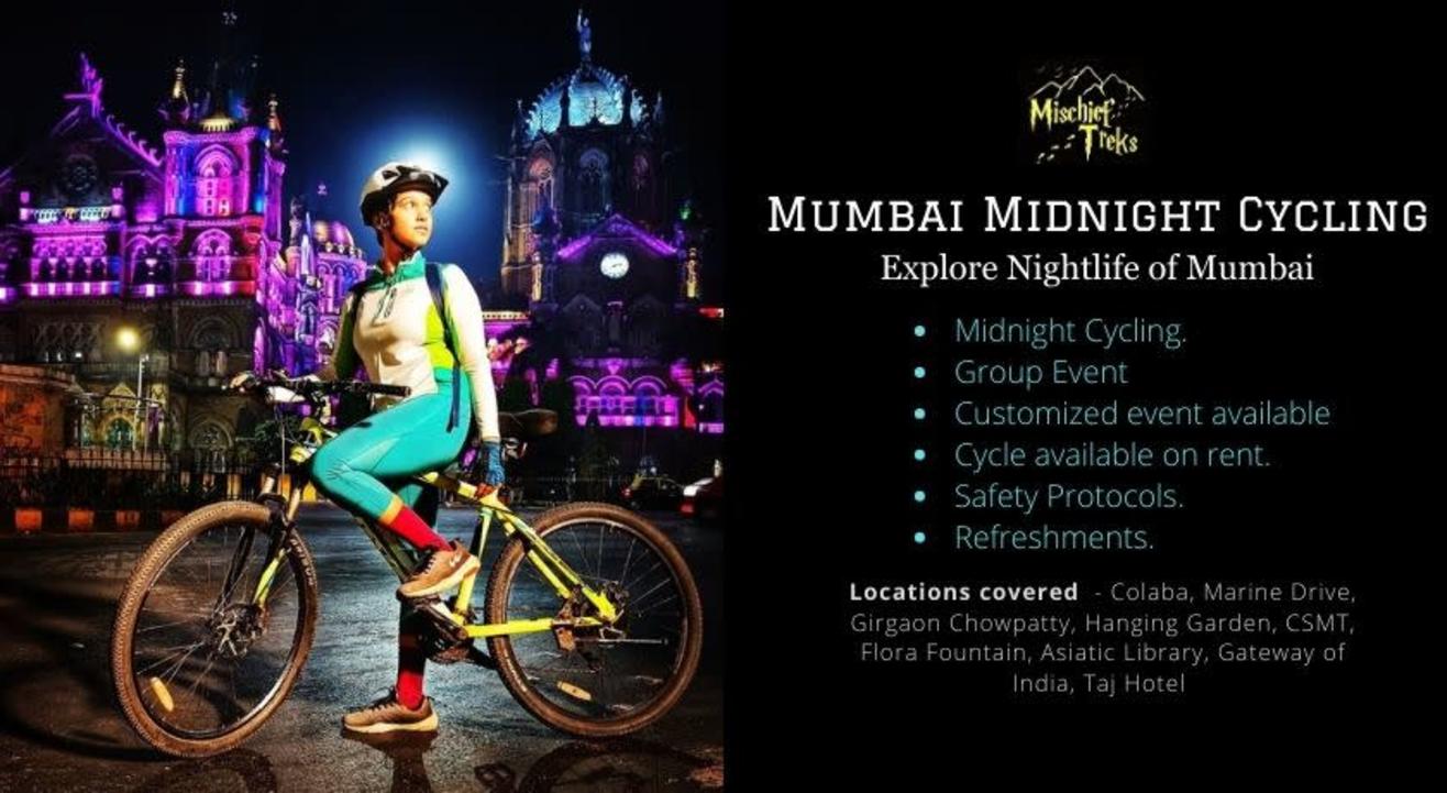 Mumbai Midnight Cycling | Night Cycling in Mumbai | Mischief Treks