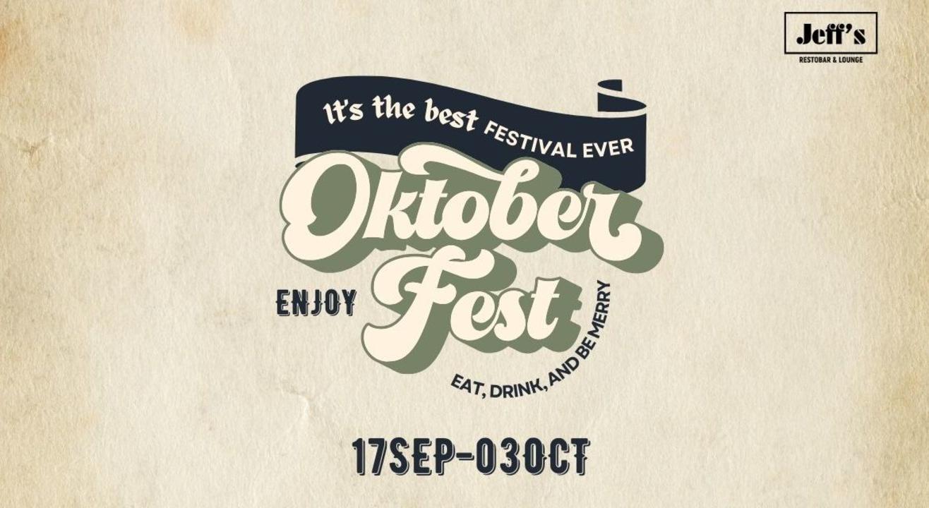 Oktoberfest at Jeffs: Sip, Savor, and Celebrate at Jeffs !