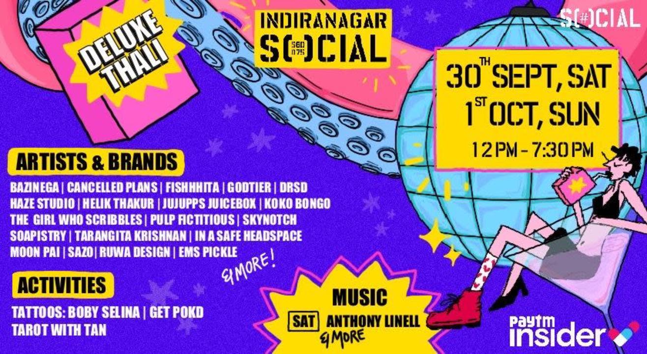 SOCIAL X NRTYA presents The Gambit ft. Disco Darman, Synthsback & Vidur Grover #IndiranagarSOCIAL