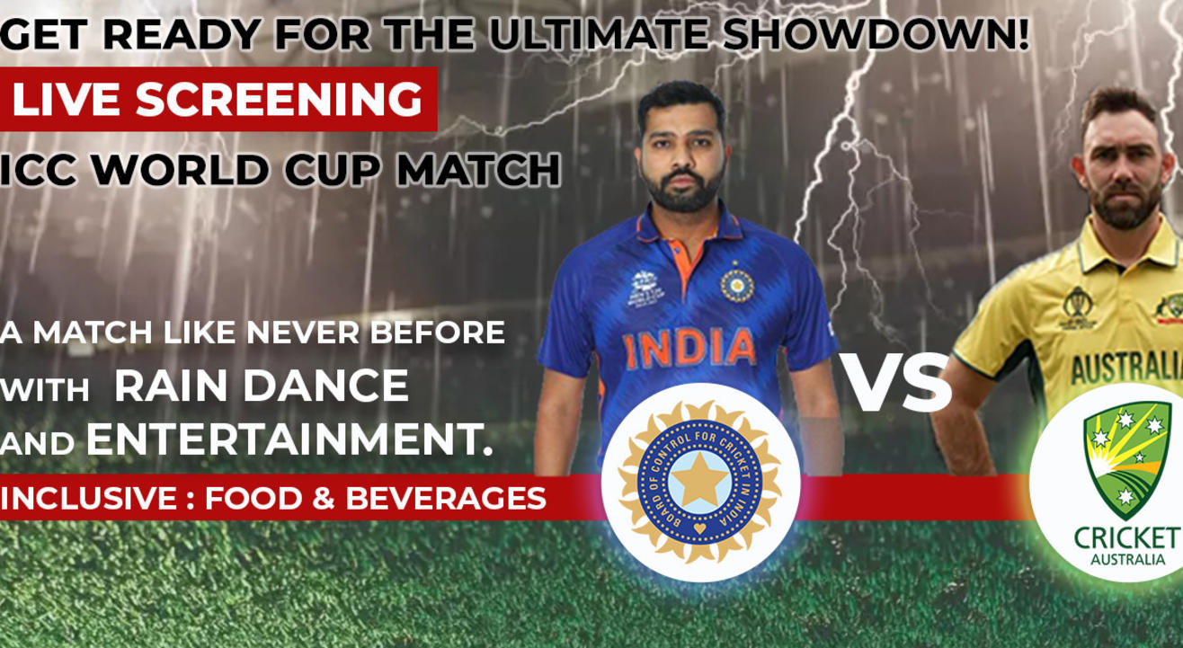 India vs Australia Live Screening On Biggest Screen