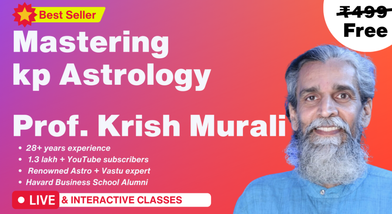 KP Astrology with Prof. Krish Murali Eswar