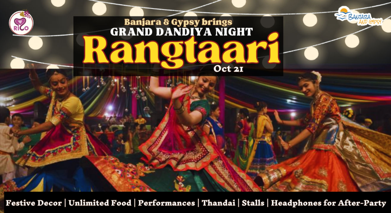 Grand Dandiya Night Rangtaari Festival 2023  | Navratri 2023