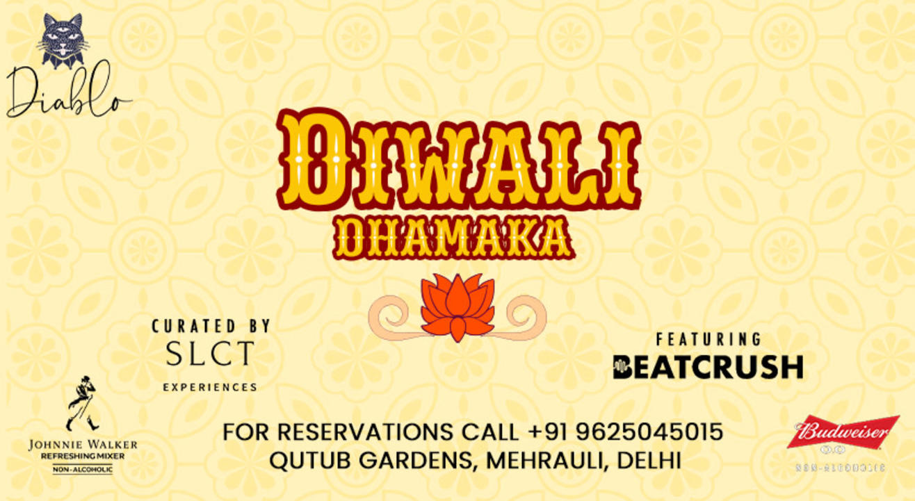 Diwali Dhamaka Live featuring BEATCRUSH @ Diablo, Delhi