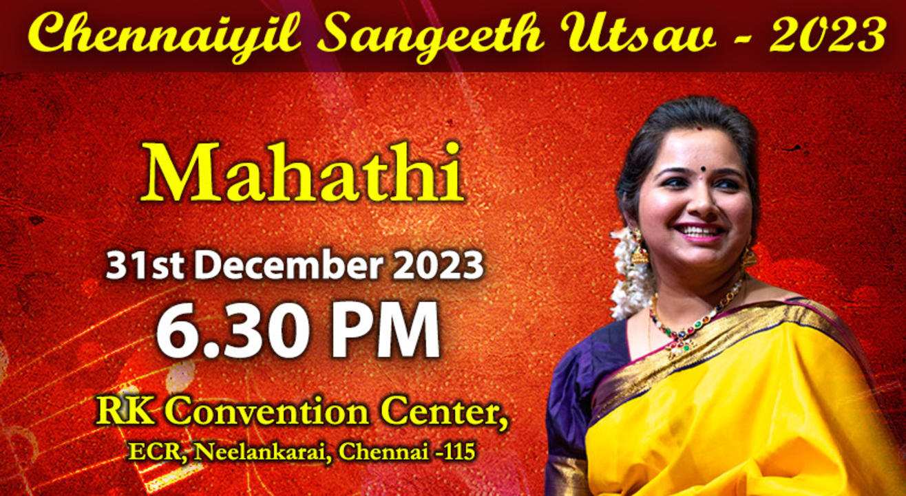 Chennaiyil Sangeeth Utsav 2023 -Mahathi | NY 2024