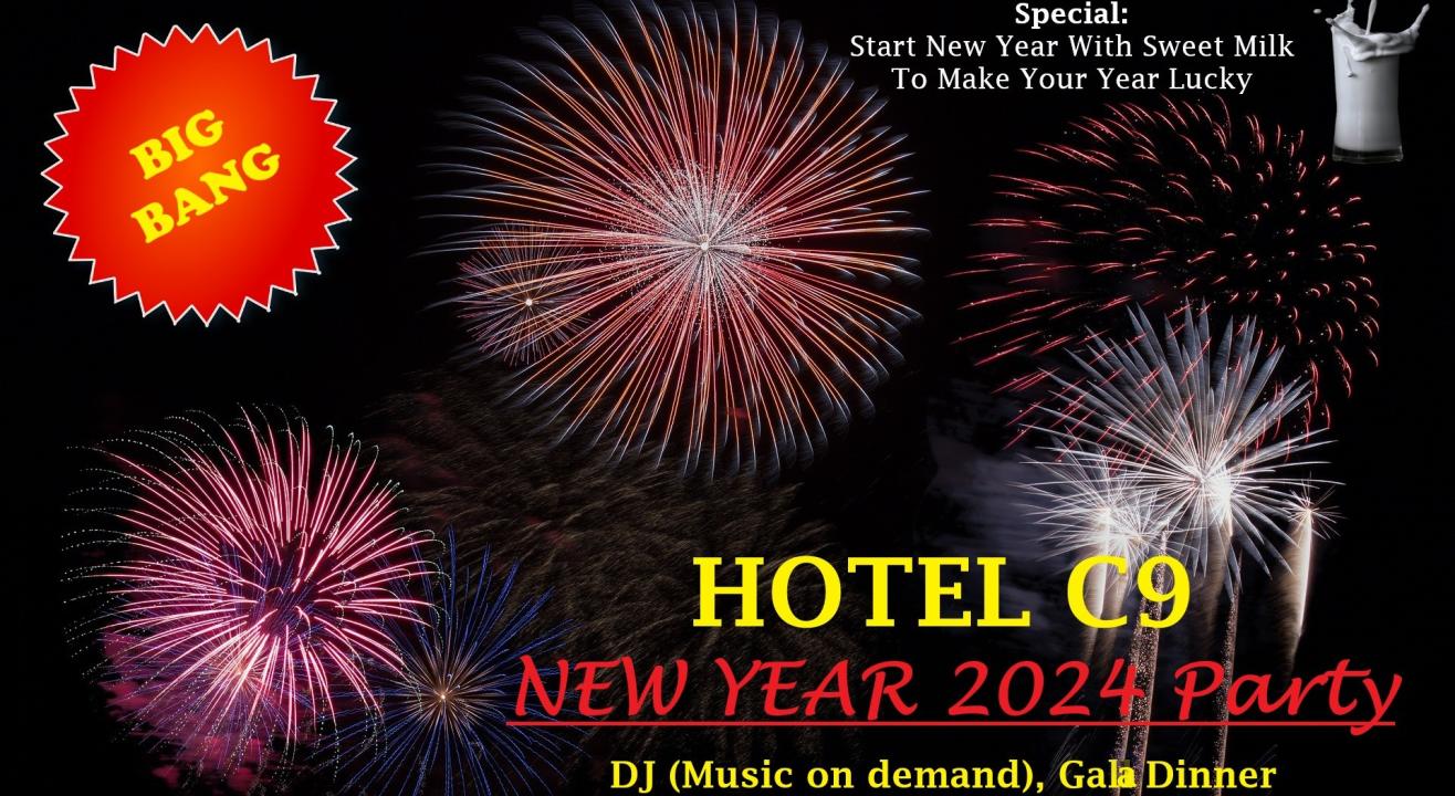 Big Bang Theme New Year's Eve Party 2024 at Hotel C9 | NY 2024