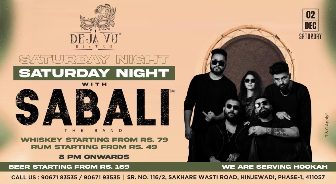 Saturday Night with Sabali- The Band