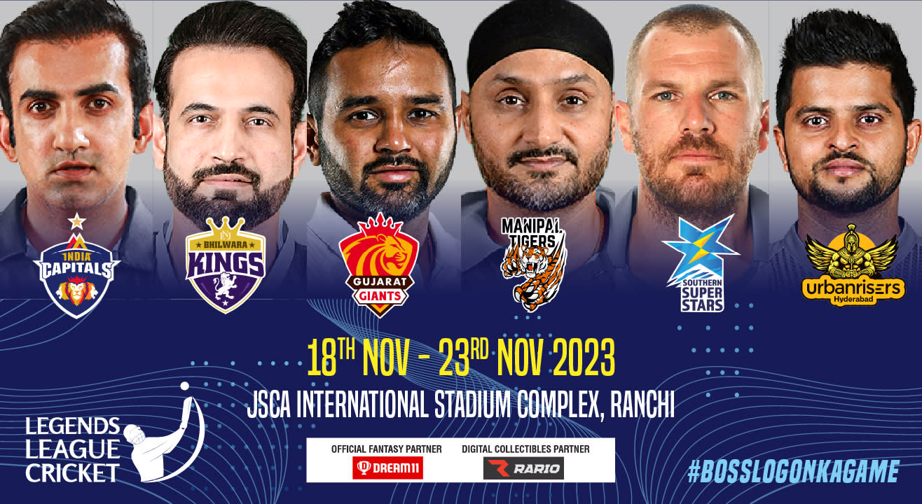 Legends League Cricket Season 2: Match Tickets for Ranchi