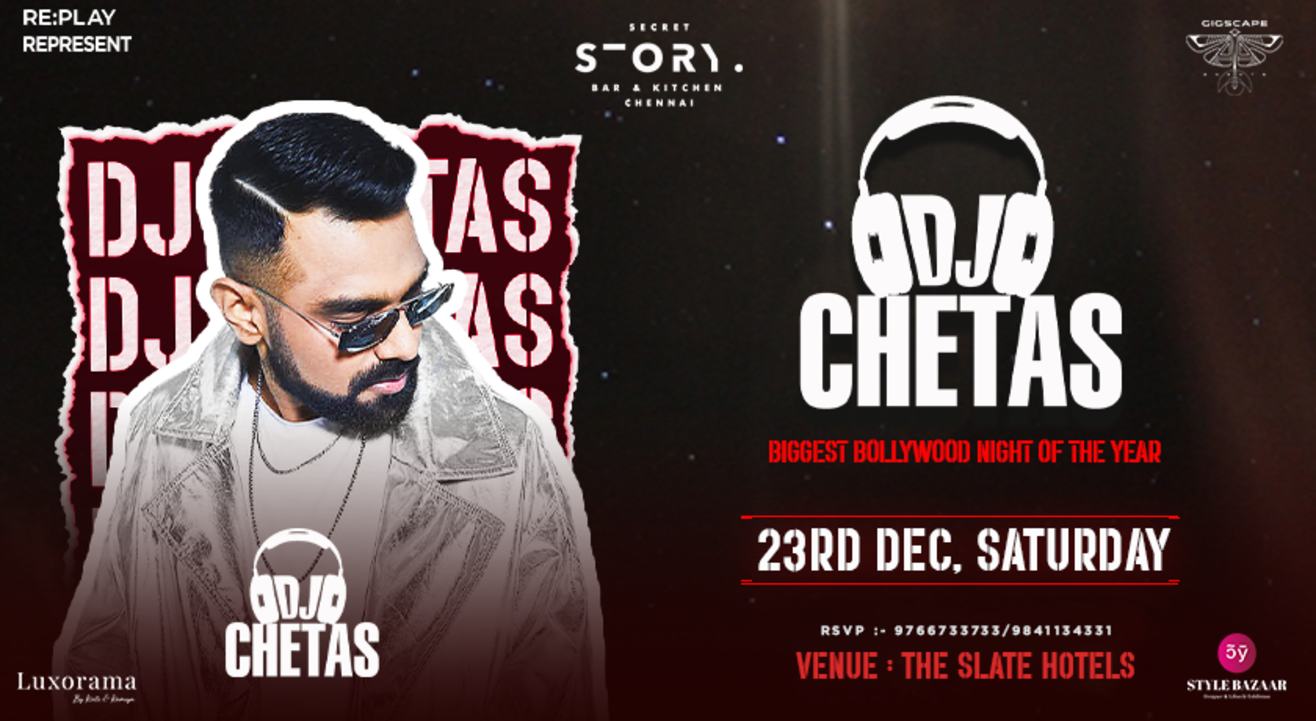 DJ CHETAS LIVE (WORLD'S NO 1 BOLLYWOOD DJ)