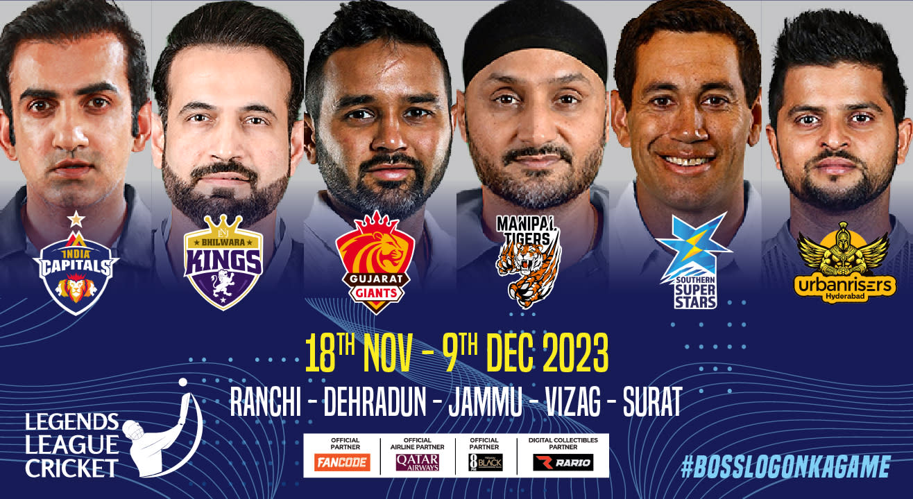 Legends League Cricket (LLC 2023) Live Streaming: Check full schedule,  teams, squads, When and where to watch LIVE match