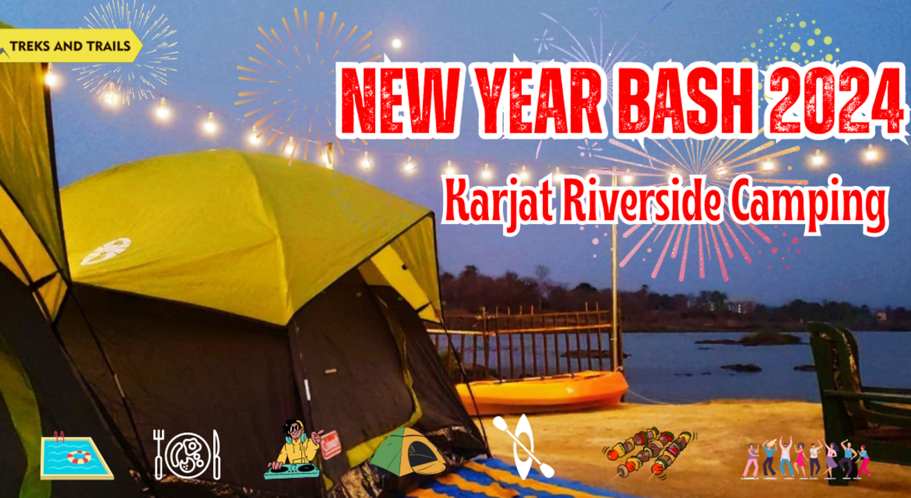  Karjat Riverside New Year Camping - Trek and Trails | NY 2024