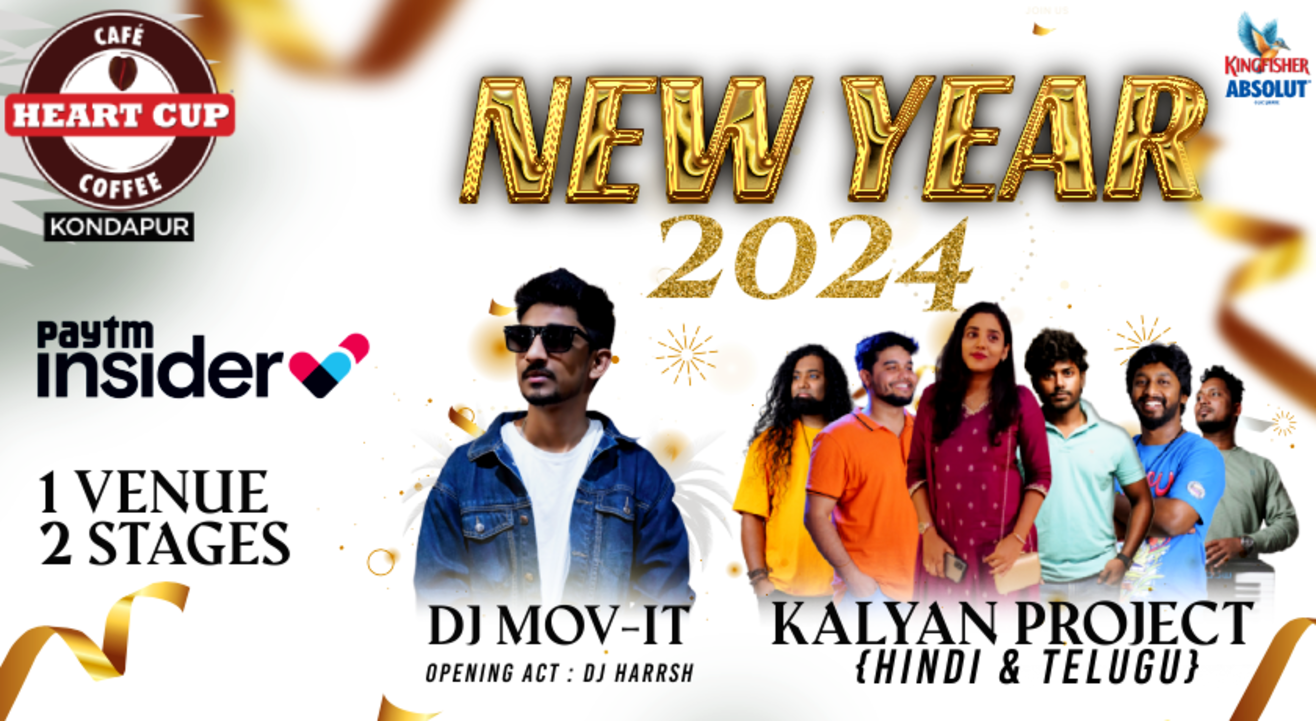 NYE 2024 @ Heart Cup Coffee Kondapur | NY 2024