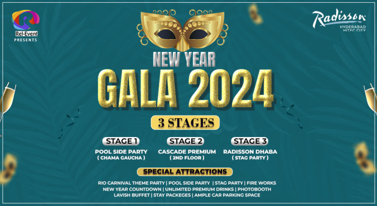 New Year Gala 2024 at Radisson Hitech City | NY 2024