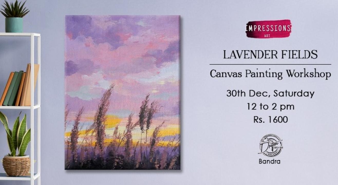 Lavender Fields- Canvas Painting Workshop, by Impressions Art | NY 2024