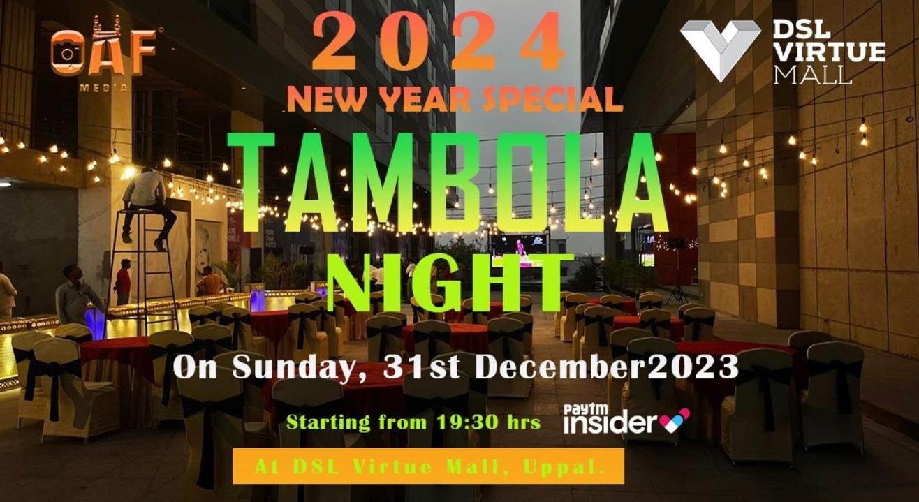 New Year Eve in Hyderabad | Tambola Night | Unlimited Food | DSL Virtue Mall, Uppal |OAF Media | NY 2024