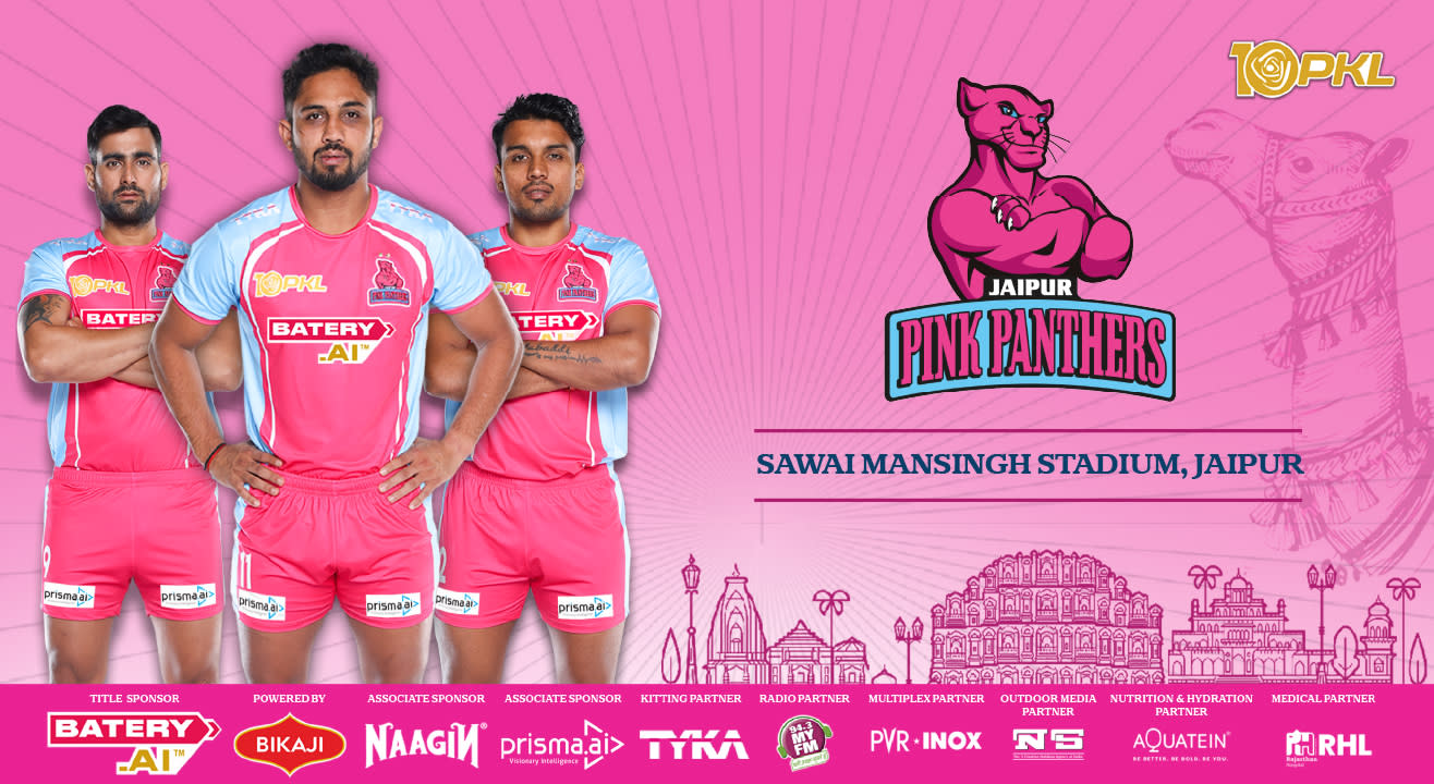 Pro Kabaddi 2023-24: Jaipur Pink Panthers Tickets, schedule, squad & more!