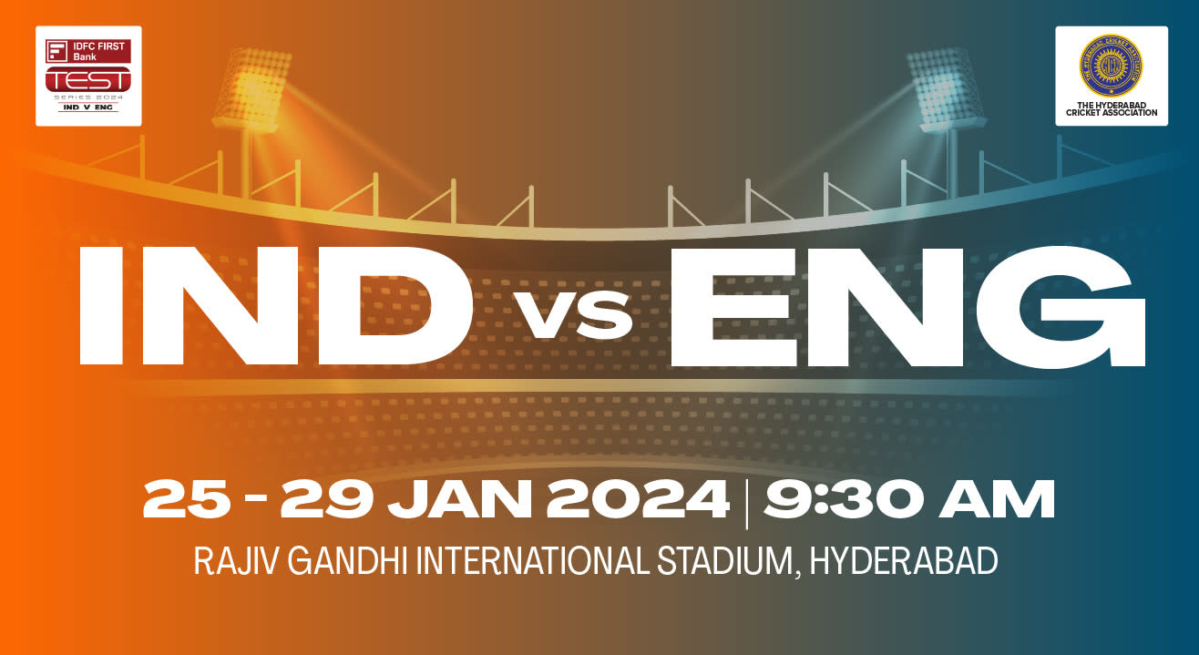 IDFC FIRST Bank Series 1st Test: India vs England, Hyderabad