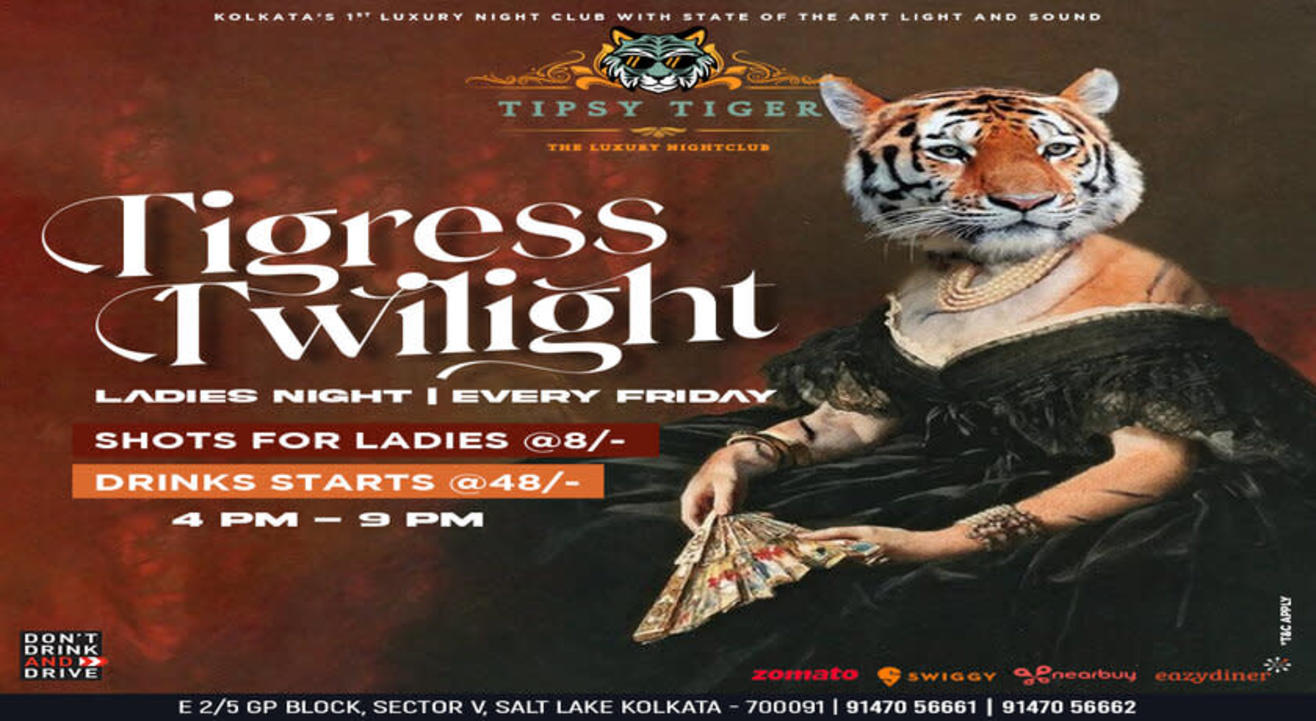 Enjoy Tipsy Ladys Night @ Tipsy Tiger