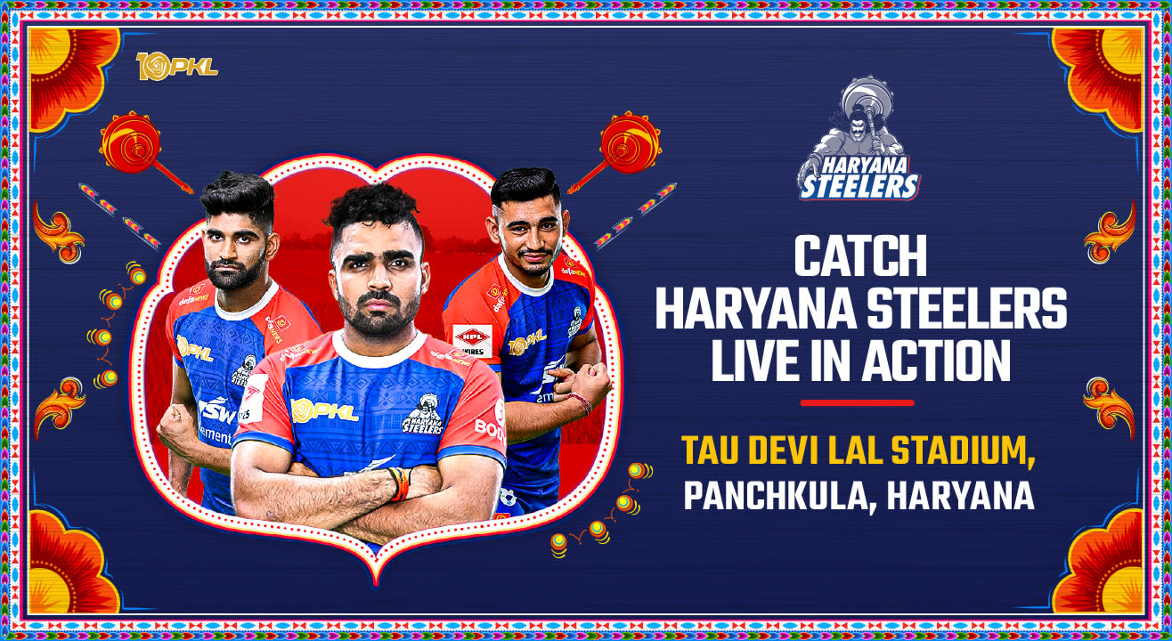 Pro Kabaddi League 2024: Haryana Steelers Tickets, schedule, squad & more!