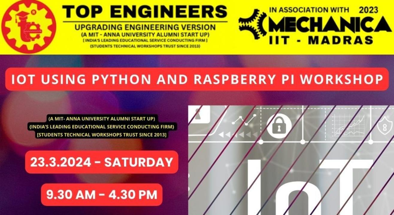 IOT USING PYTHON AND RASPBERRY PI WORKSHOP