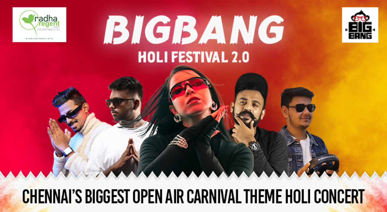 BIG BANG HOLI FESTIVAL | CHENNAI'S BIGGEST CARNIVAL THEME HOLI CONCERT | HOLI 2024