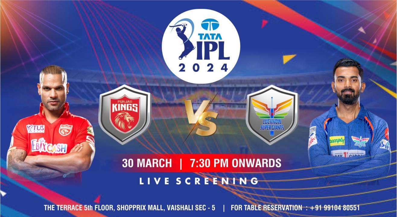 Punjab Kings vs Lucknow Super Giants PBKS vs LSG IPL 2024 (Screening)