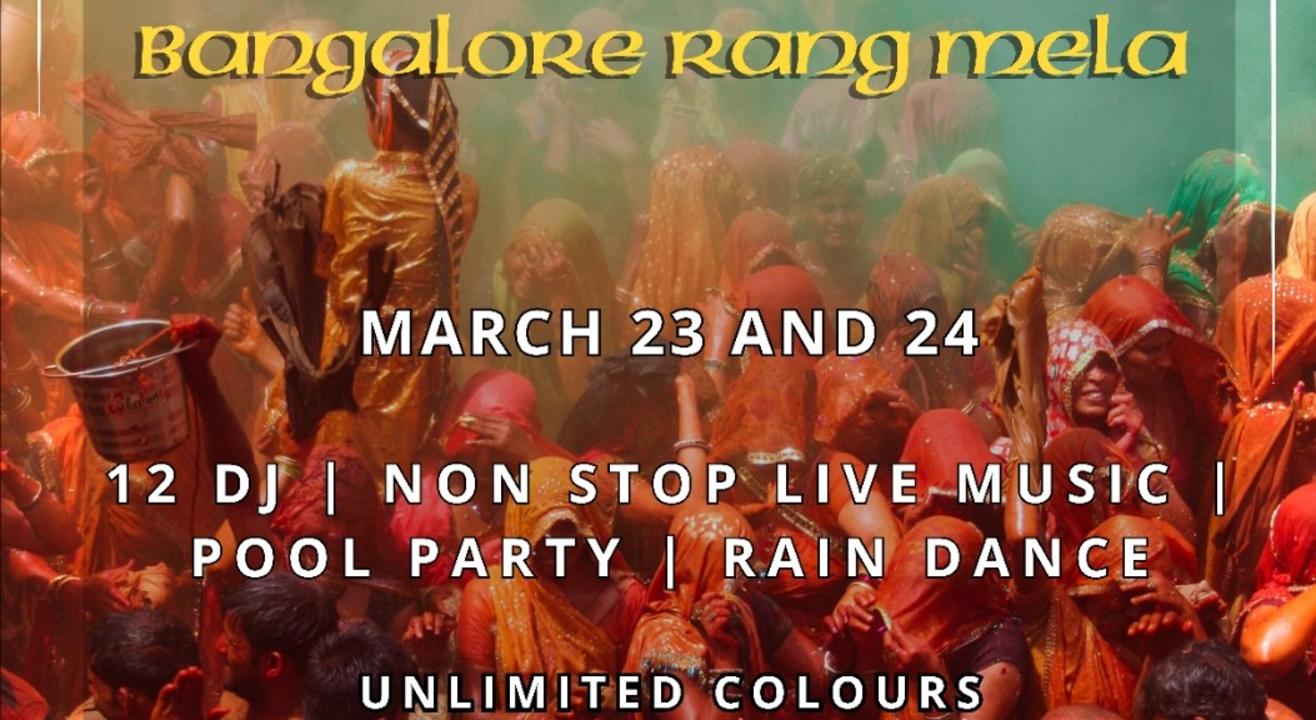 Bangalore rang mela  | HOLI 2024