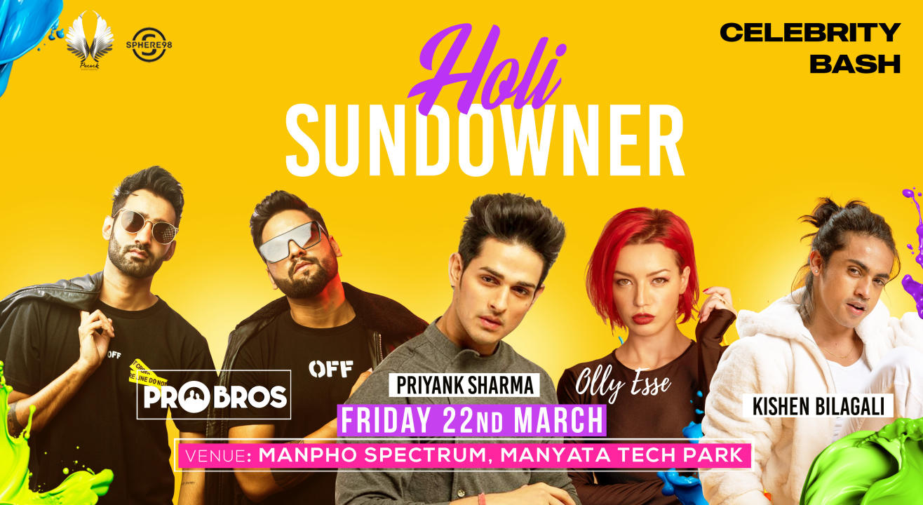 Holi Sundowner - CELEBRITY BASH | HOLI 2024