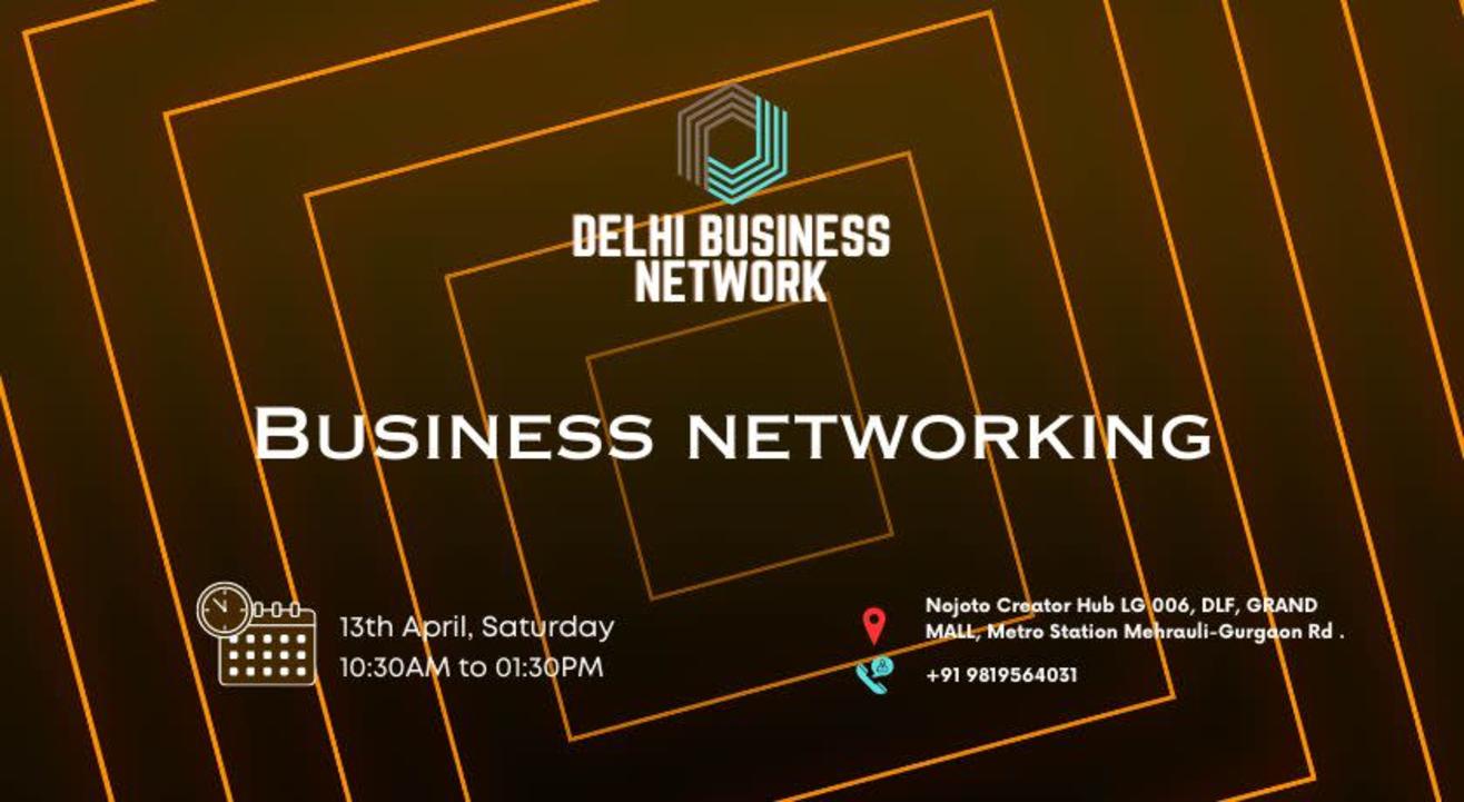 DELHI BUSINESS NETWORK BUSINESS NETWORKING