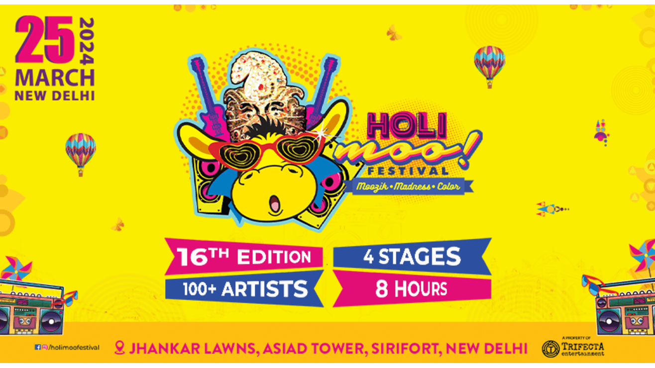 HOLI MOO! FESTIVAL 2024 - NEW DELHI | HOLI 2024