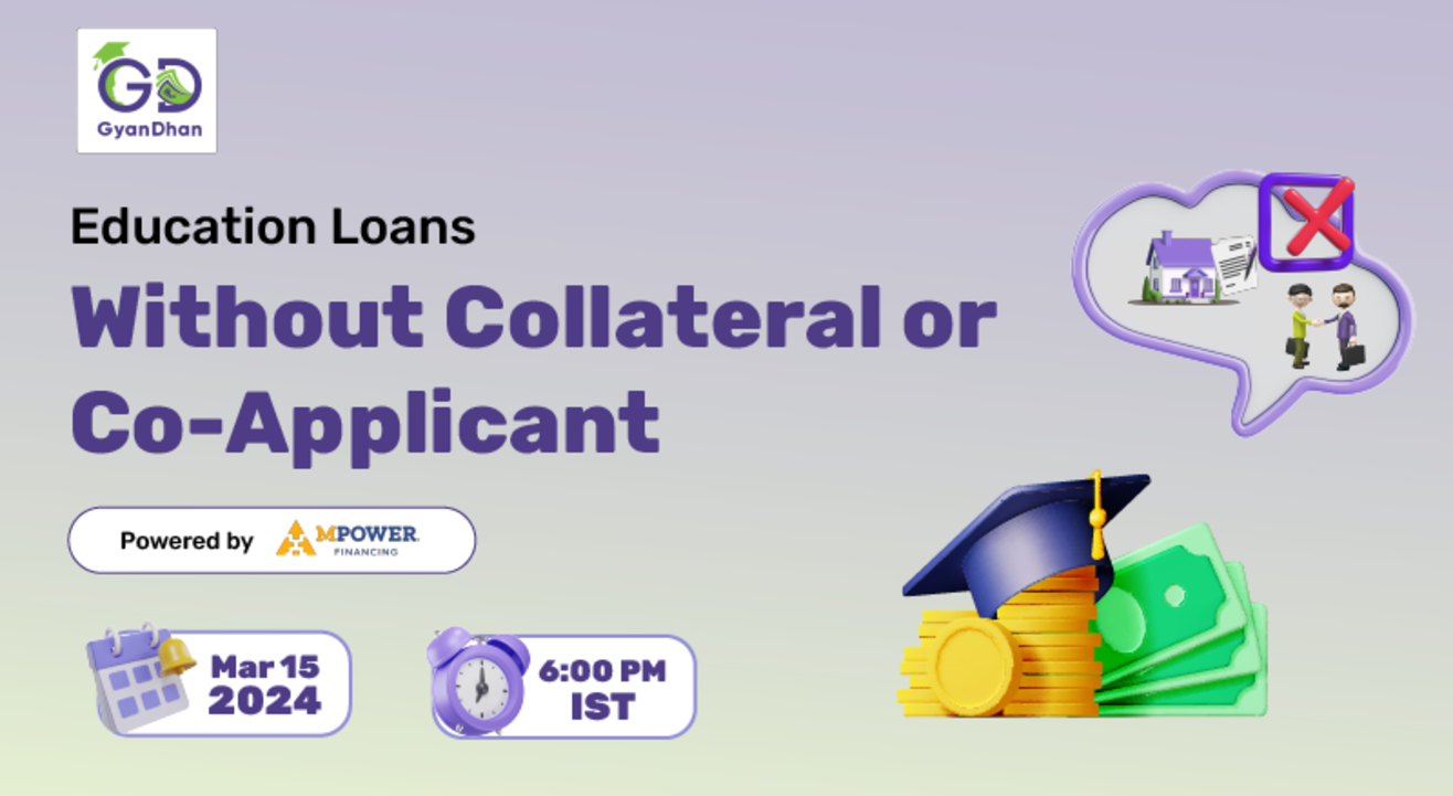 Education Loans Without Collateral or Co-Applicant in 2024