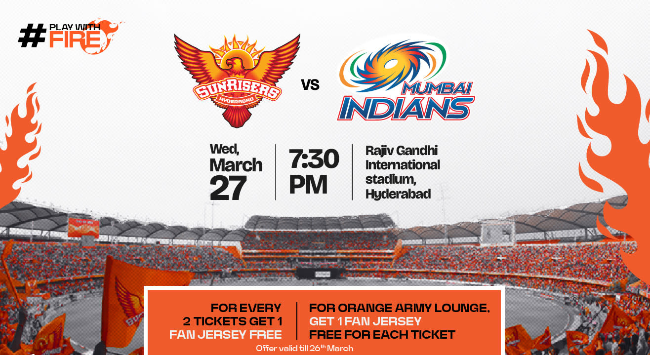 TATA IPL 2024 - Sunrisers Hyderabad vs Mumbai Indians - Match 08