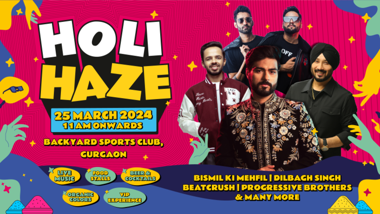 Holi Haze ft. Bismil Ki Mehfil, Dilbagh Singh, BeatCrush, Progressive Brothers & More | HOLI 2024