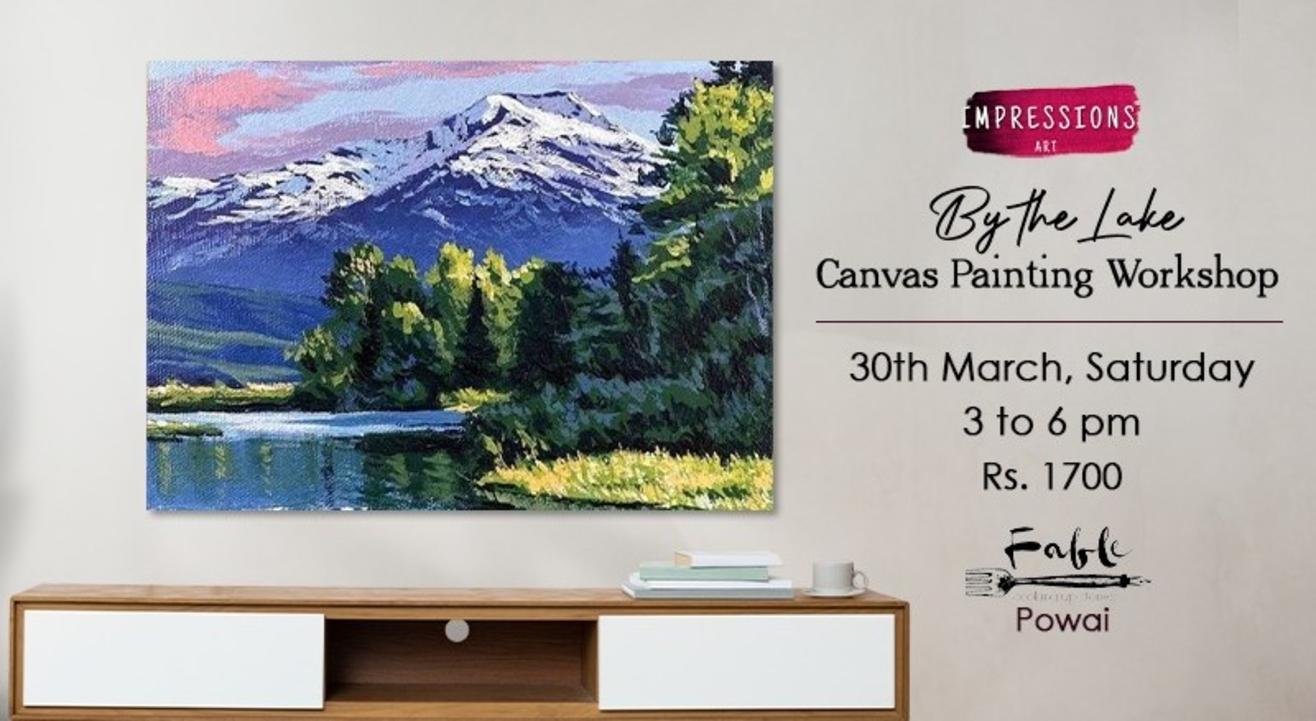 By the Lake- Canvas Painting Workshop, by Impressions Art