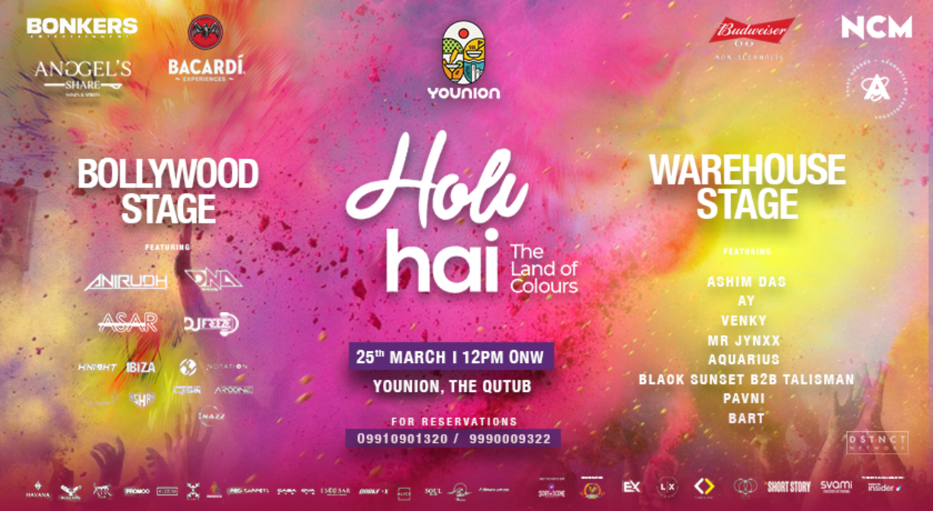 HOLI HAI-The Land of Colours @YOUnion The Qutub,Delhi | HOLI 2024