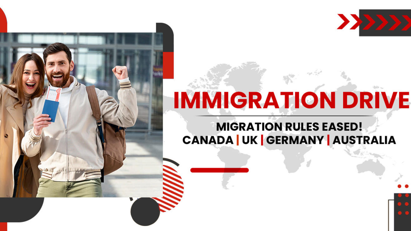 Immigration Drive - Settle in Canada-UK-Australia-Germany