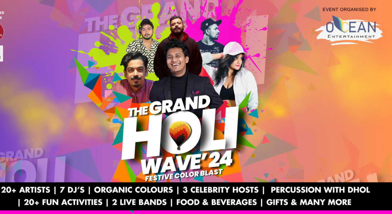 "The Grand HOLI WAVE '24 - Festive Color Blast" | HOLI 2024