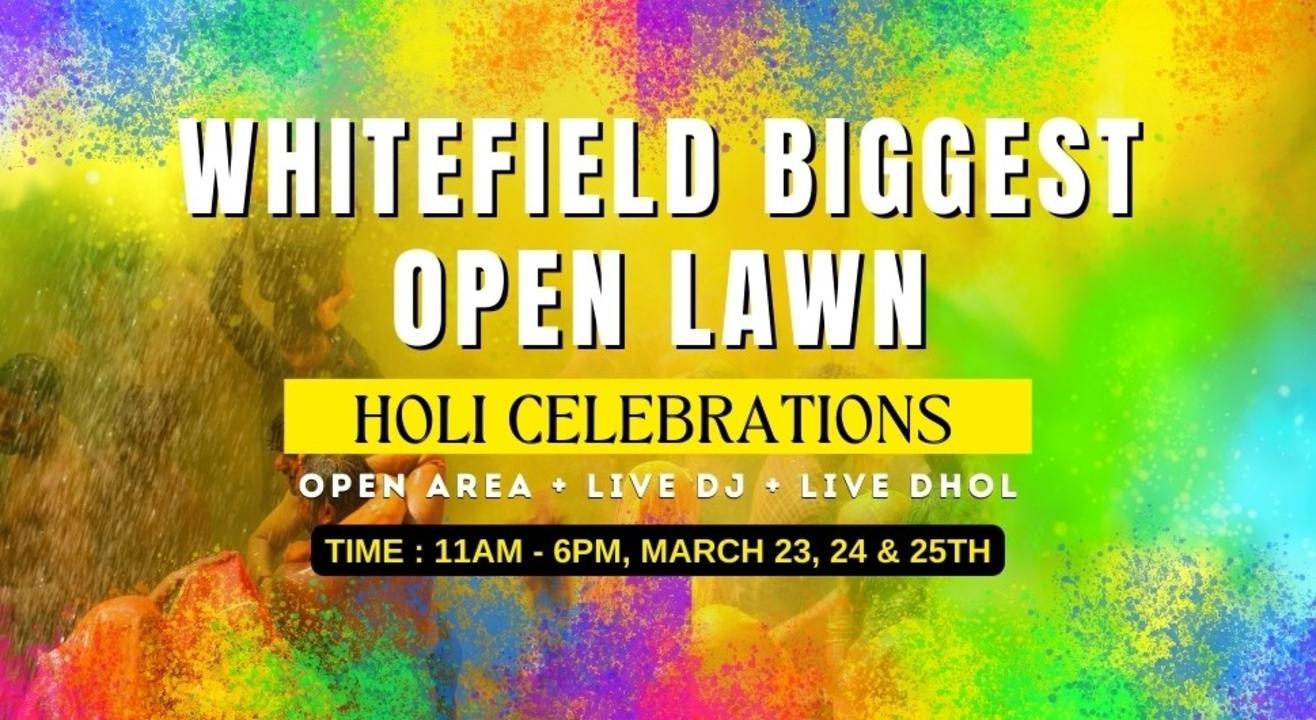 BIGGEST OPEN AIR LAWN PARTY | HOLI 2024